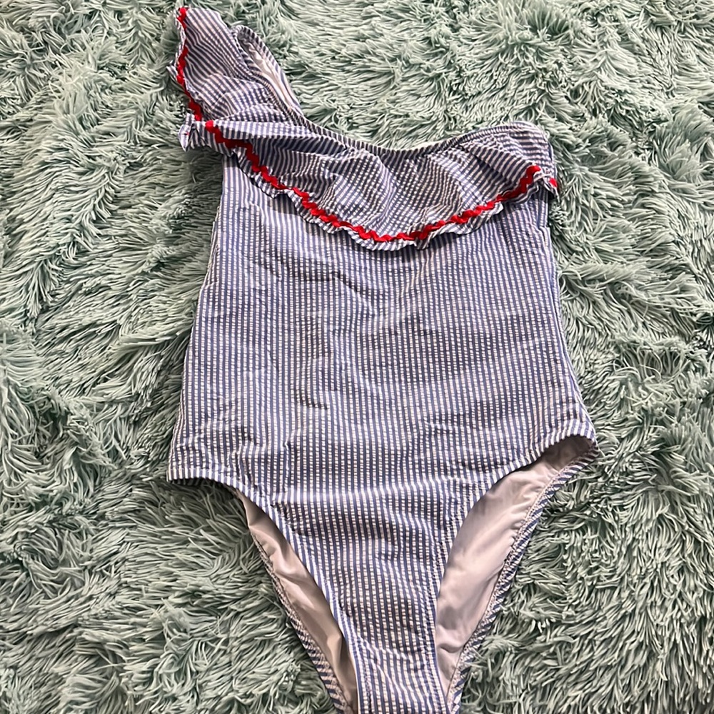 J. Crew Seersucker Swim